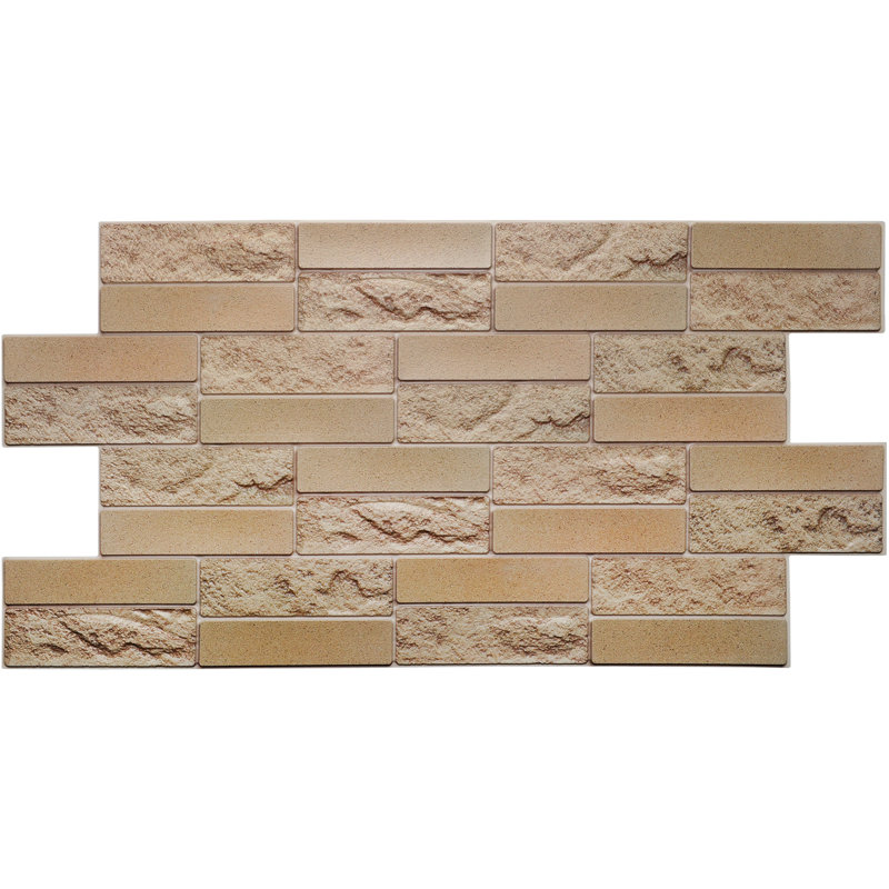 19" x 39" 3D Wall Panel (10-Pack), Mustard Yellow