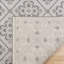 Tapis intérieur / extérieur en polypropylène tissé à plat gris cendré Paseo Gleneva-99189967