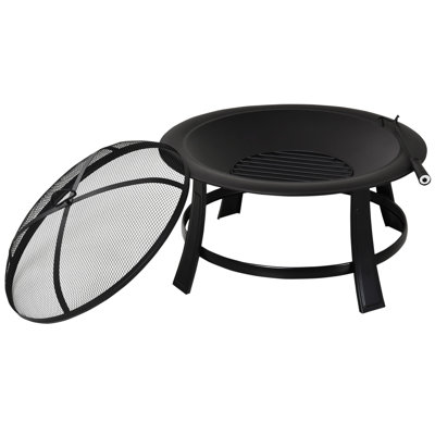 Cathryn Round Steel Smokeless Fire Pit