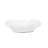Pentwortham Hand Finished Glossy White Ceramic Flowing Wave Tray