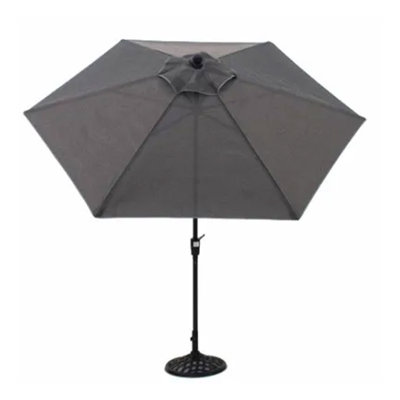 Arlmont & Co. 9 Foot Norwalk Market Umbrella with Push Button Tilt