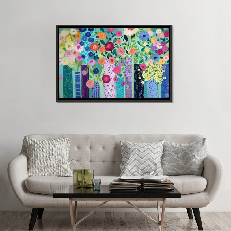 «Bounty VI», impression sur toile, H 32 po x l 48 po x P 1,5 po, Toile avec cadre noir, Pas de tapis
