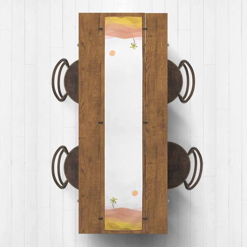 Ancilla Rectangle Polyester Table Runner, 90" x 16"