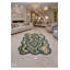 Tapis beige tissé à motif de poissons Mosso-687058009