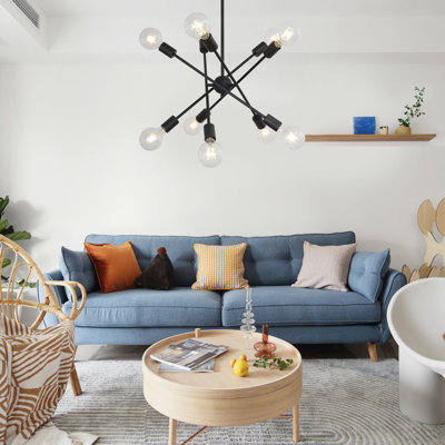 Chelzie 10 - Light Dimmable Sputnik Sphere Chandelier