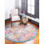 Tapis abstrait doré / vert Galyean-31820888