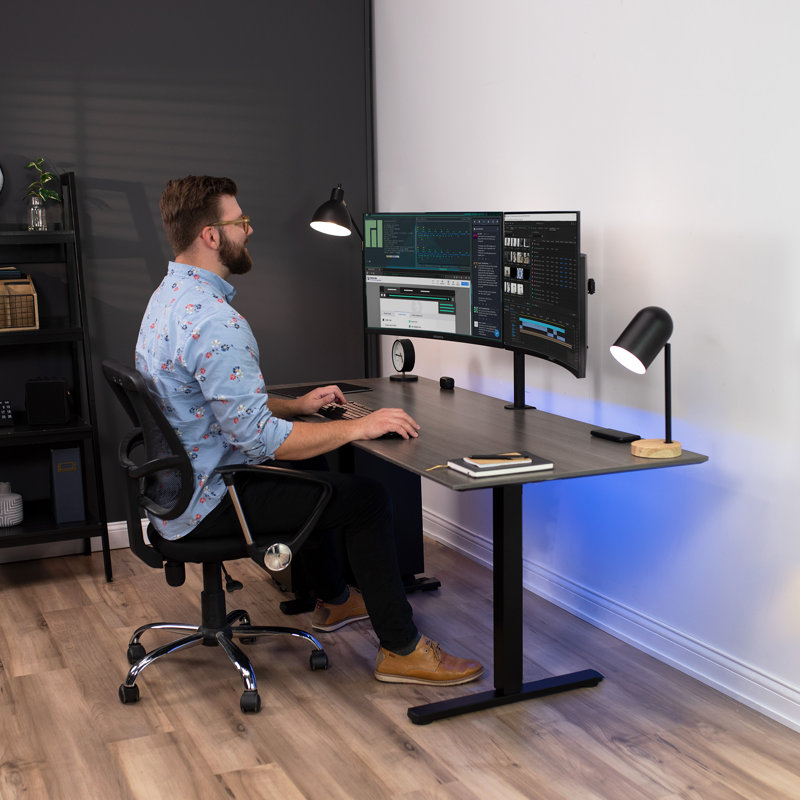 Dual Monitor 27" Array Desk Mount