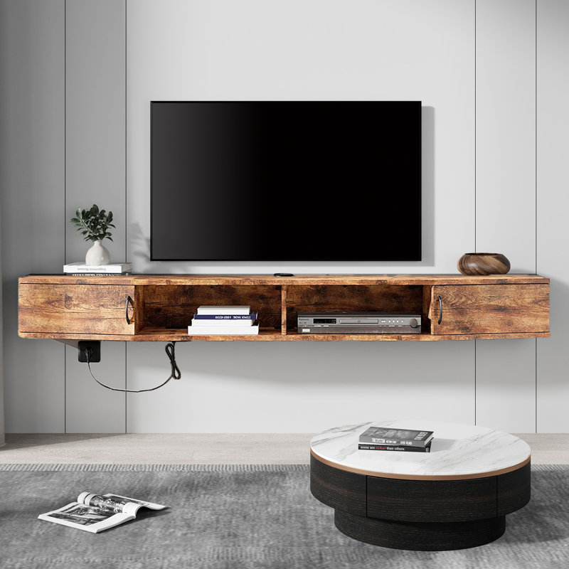 Meuble télé Genebern, Brun, 10.5