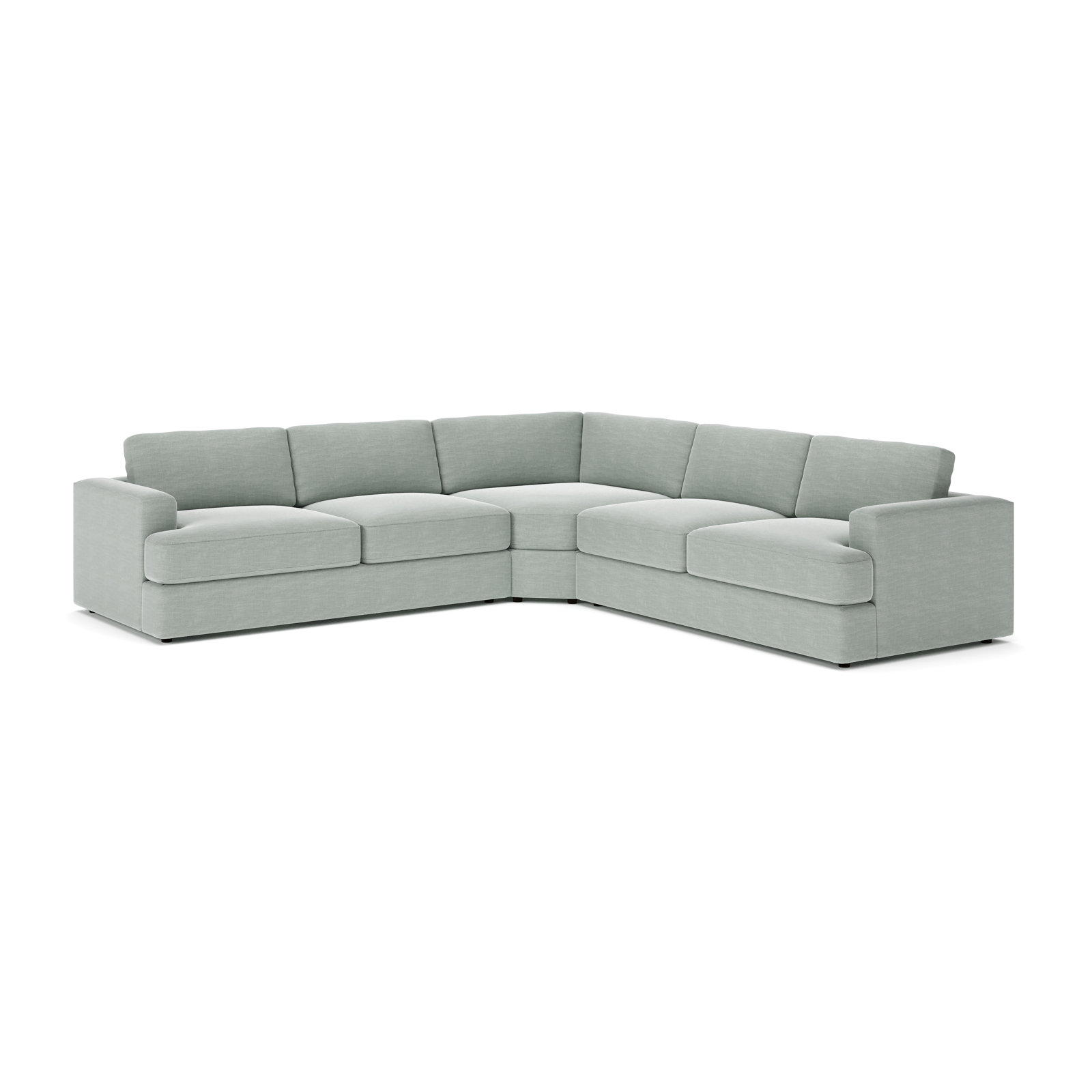 Cayden L-Sectional, Conversation Capri Basketweave