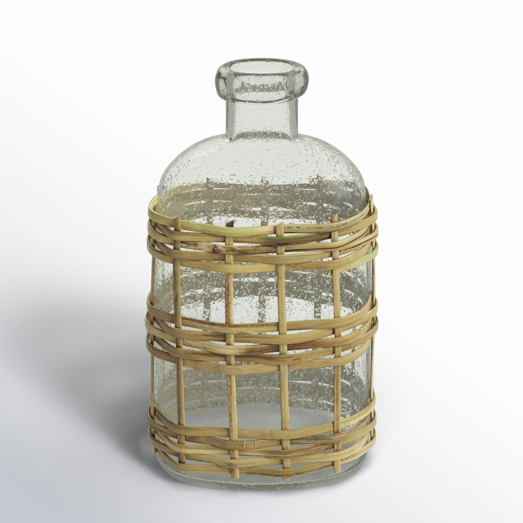 Bottle, Glass & Rattan - Medium Bay Isle Home™ 