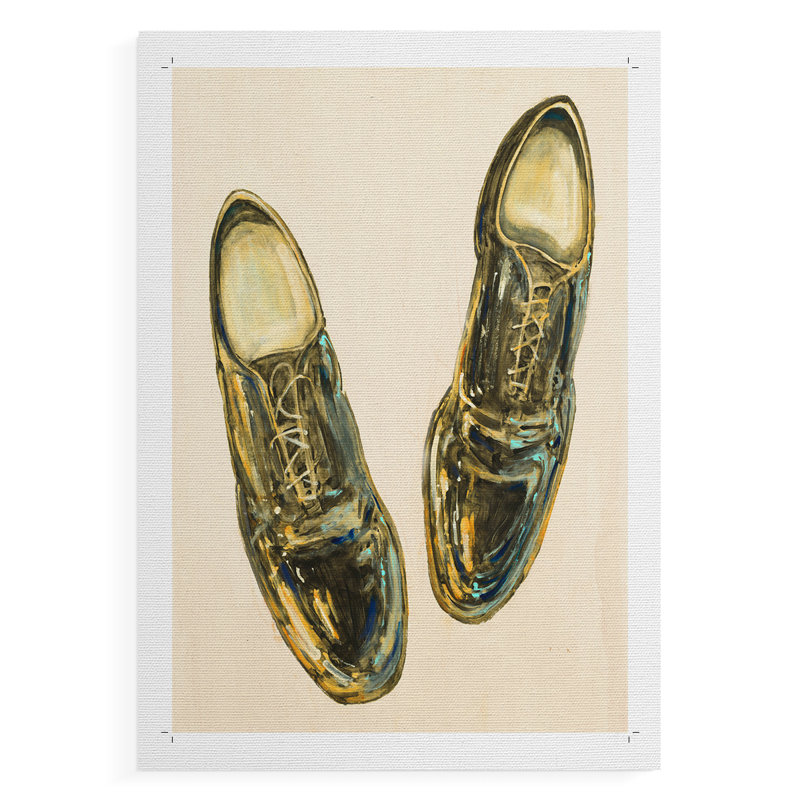 La chaussure convient à I V1 - impression sur toile seulement - non encadrée, H 36 po x l 24 po