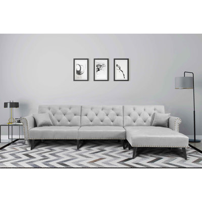 Agirta 115'' Velvet Sofa