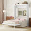 Lit escamotable double pleine grandeur avec coussin, blanc-1521925917-1521925916