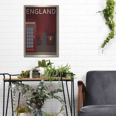 'Telephone Box' by Incado, Metal Wall Art