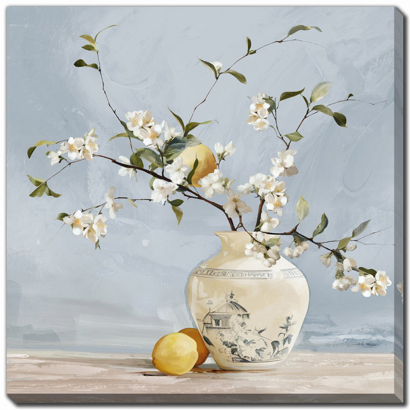 Lemon Blossom II Canvas Wall Art
