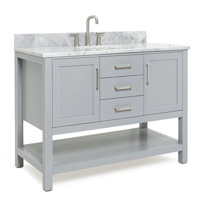 Bayhill 49'' W Single Vanity, Gray