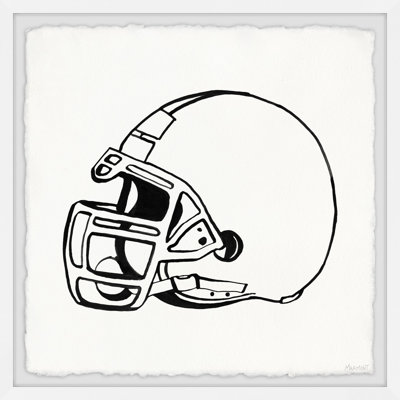 Burnvale Padded Helmet Framed Print