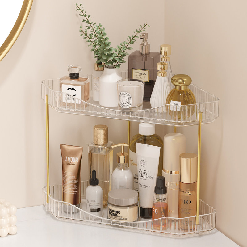 Plastic / Acrylic Bathroom Shelves, Clear