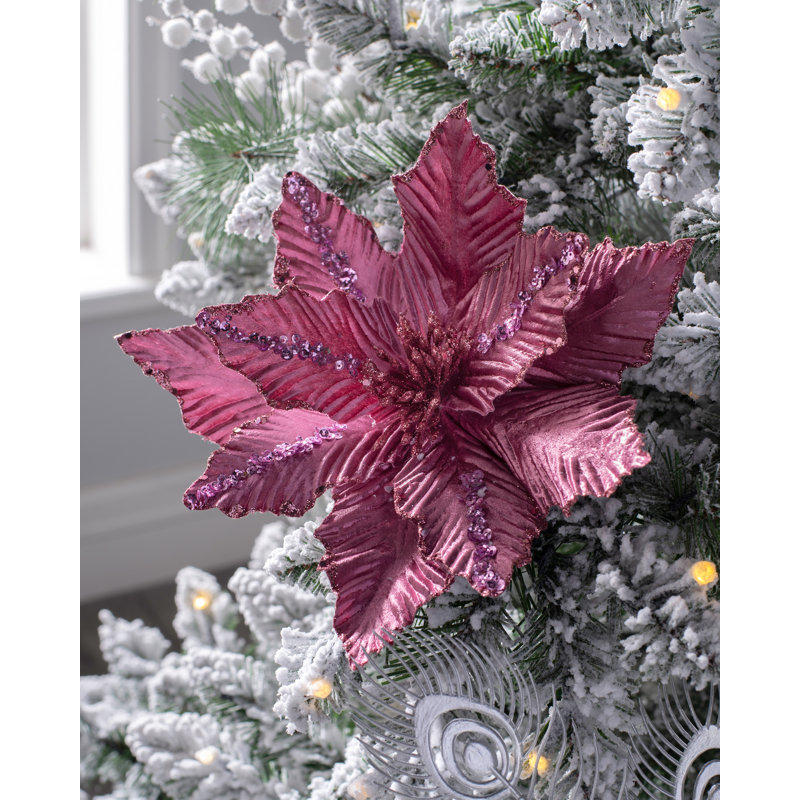 Fabric Poinsettia Arrangement