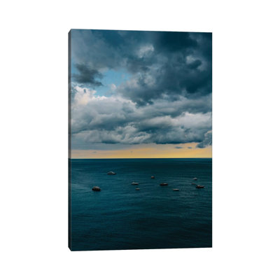 Stormy Amalfi Coast III 1 Piece Wall Art on Canvas