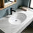 Topcraft White Ceramic Oval Undermount Bathroom Sink