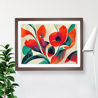 Flowers Abstract Vol.7 - Single Picture Frame Print