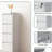 4 Drawer Metal Locking Vertical File Cabinet on Wheels-855636424