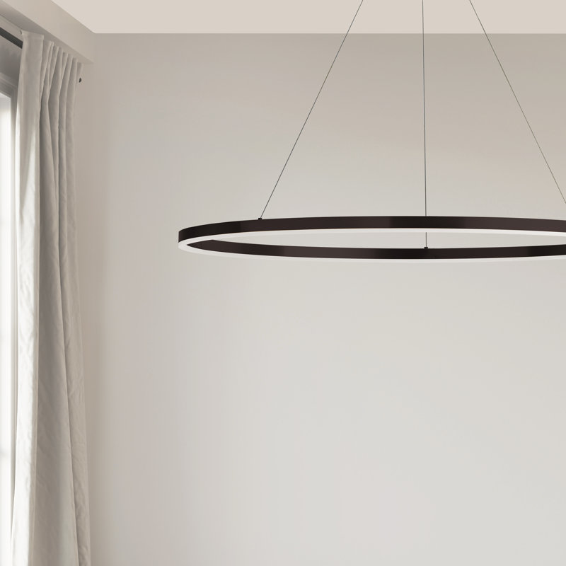 Lustre horizontal 63 W, laiton vieilli avec diffuseur en acrylique blanc, Or