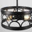 Elgina 3-Light Semi Flush Mount Ceiling Light Fixture, Modern Hanging Pendant Lights, Modern Chandelier for Dining Room Living Room Foyer Entryway Kitchen-12.6"W x 10.2"H-644375232