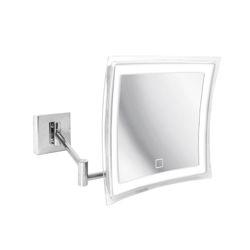 Beauty Concave Metal Lighted Wall Mirror