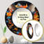 Miroir mural rond en aluminium Lonni