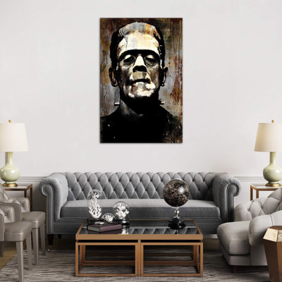 Frankenstein I - Wrapped Canvas Painting