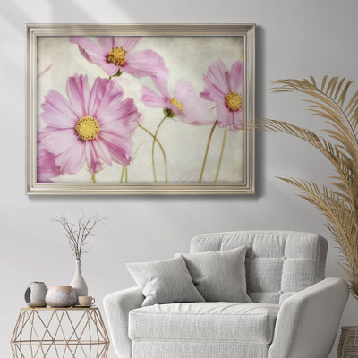 «Pink Cosmos I», reproduction d'art sur toile