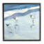 Au-450-Giclée bleue abstraite Sandpipers Peinture-88103835-88103836