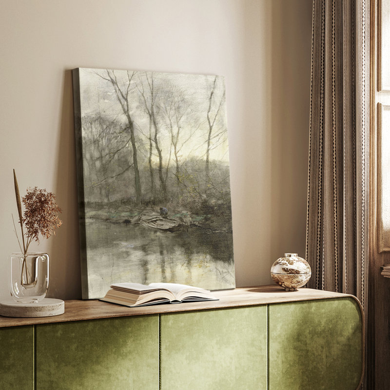 Paysage rétro CCLXIV - galerie Cavas, H 60 po x l 40 po