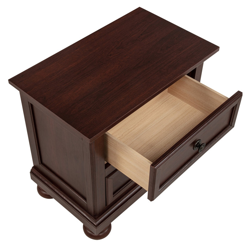 Table de chevet polyvalente sophistiquée avec tiroir et table de chevet
