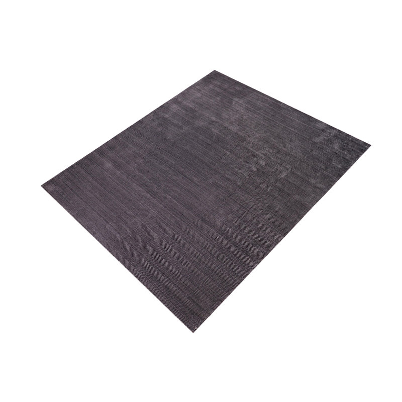 Tapis noir / gris Modern Grass Sincere - 9 pi 2 po x 11 pi 8 po