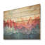 Aquarelle colorée de New York III - paysage abstrait sur bois-26741906