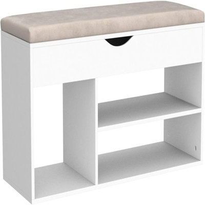 7 Pair Shoe Storage Bench