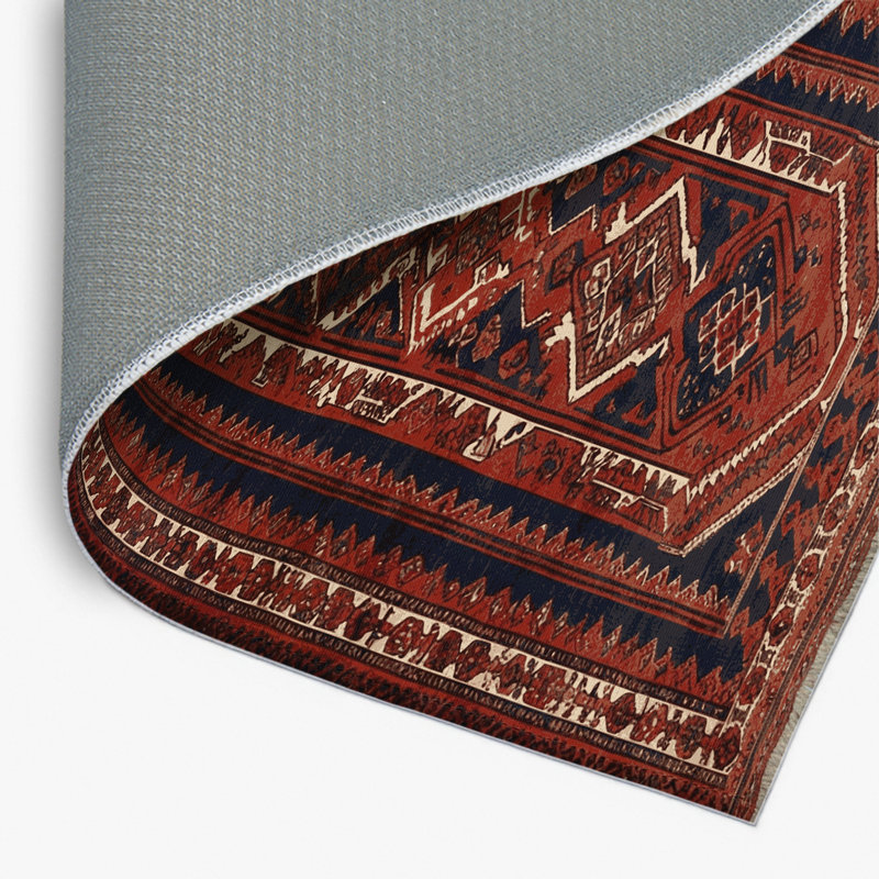 Tapis turc intérieur et extérieur brun, Rectangulaire 2 pi x 3 pi