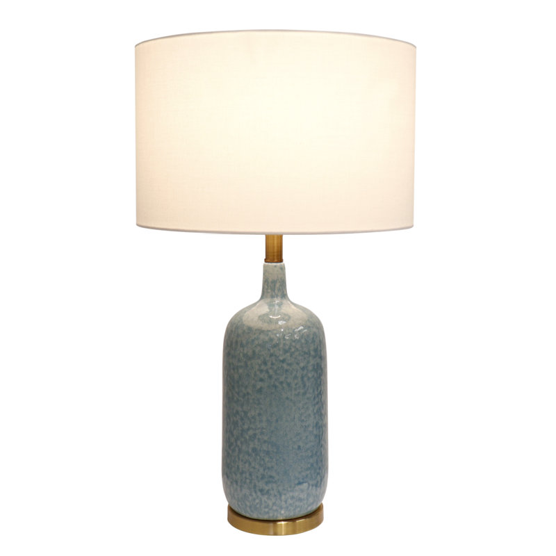 Executive Stainless Steel Table Lamp With Shade