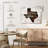 " Texas Home Map Canvas Print " by Jorge S-1677722082