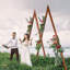 210cm W x 80cm D Solid Wood Arbour in Brown