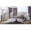 Lit plateforme tapissier avec rangement Merauke-29206539