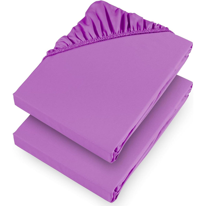 Machine Tufted Fitted Sheet, Single (91cm W x 190cm L)