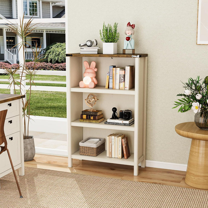 3-piece Office Set,  43" Tall And 2 Set Of 71" Tall Floor Boocase, White