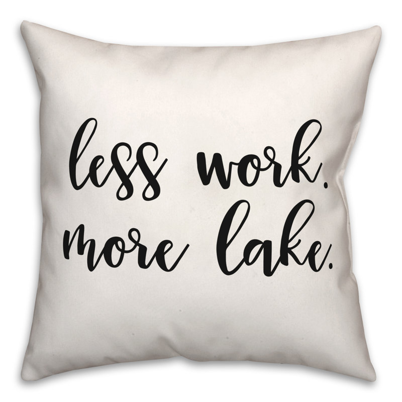 Coussin décoratif noir et blanc