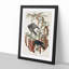 Fish Crows by John James Audubon - Picture Frame Art Print-55609179-55609182