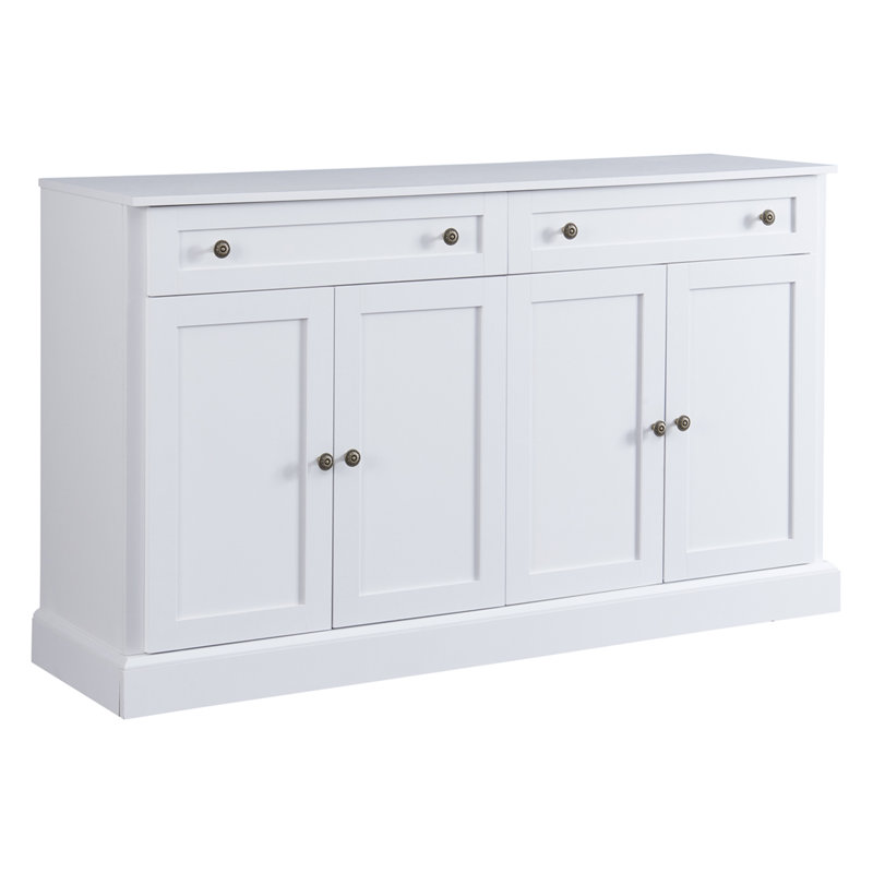 58.3'' Console Table, White