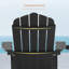Chaise Adirondack pliante en plastique Sheredan-475620097